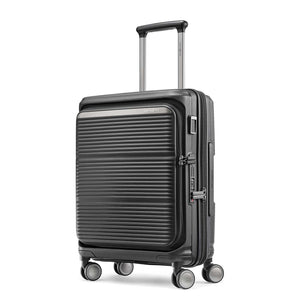 Samsonite-Paralux-55cm-Carry-On-Suitcase-Black-Angle