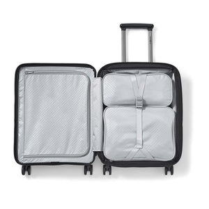 Samsonite-Paralux-55cm-Carry-On-Suitcase-Black-Open
