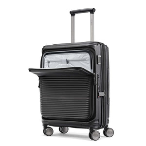 Samsonite-Paralux-55cm-Carry-On-Suitcase-Black-Pocket