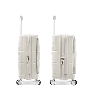 Samsonite-Paralux-55cm-Carry-On-Suitcase-Stone-Grey-Side