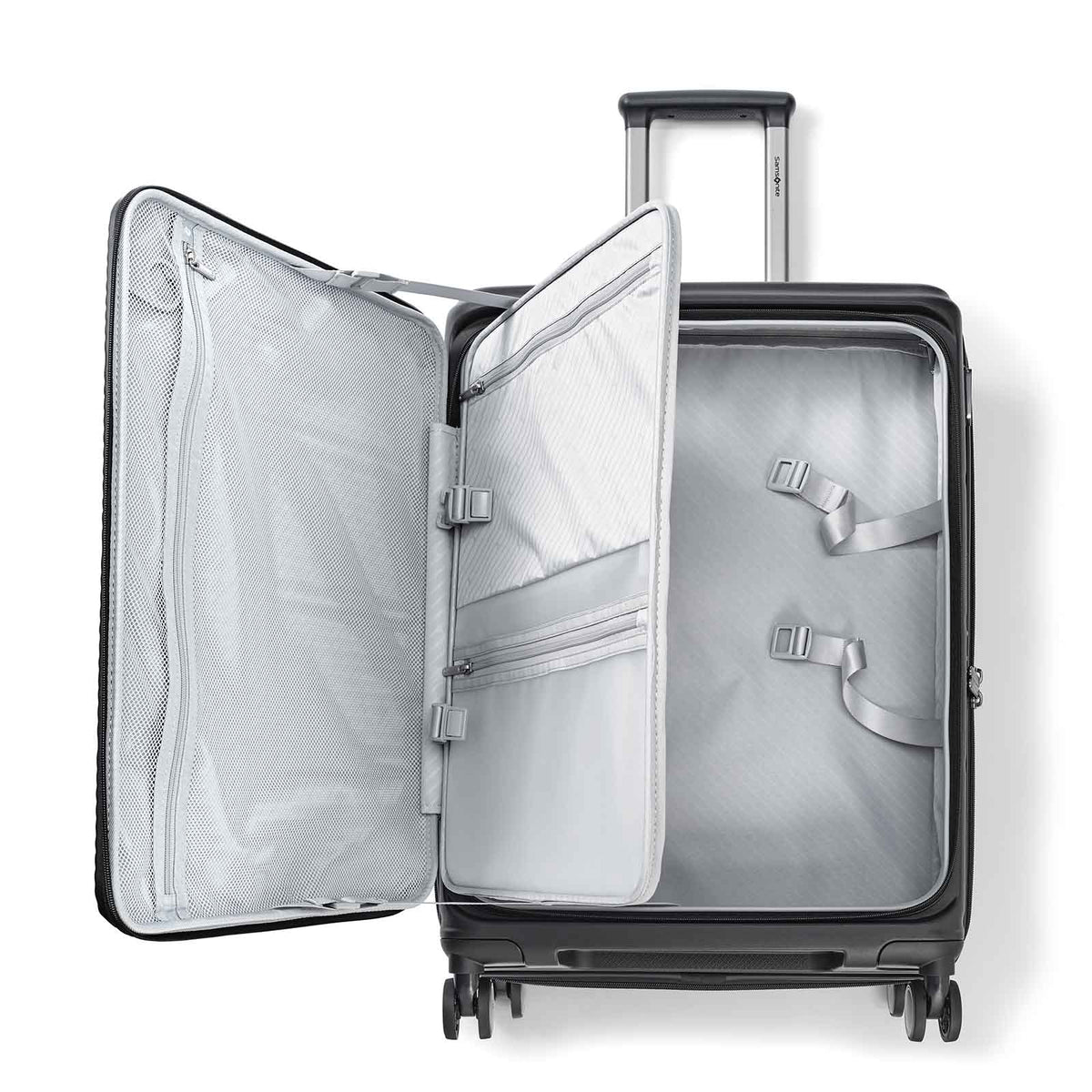 Samsonite-Paralux-67m-Suitcase-Black-Divider