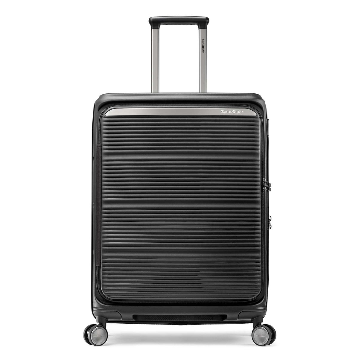 Samsonite-Paralux-67m-Suitcase-Black-Front