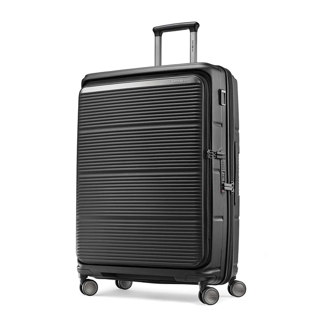 Samsonite-Paralux-75cm-Suitcase-Black-Angle