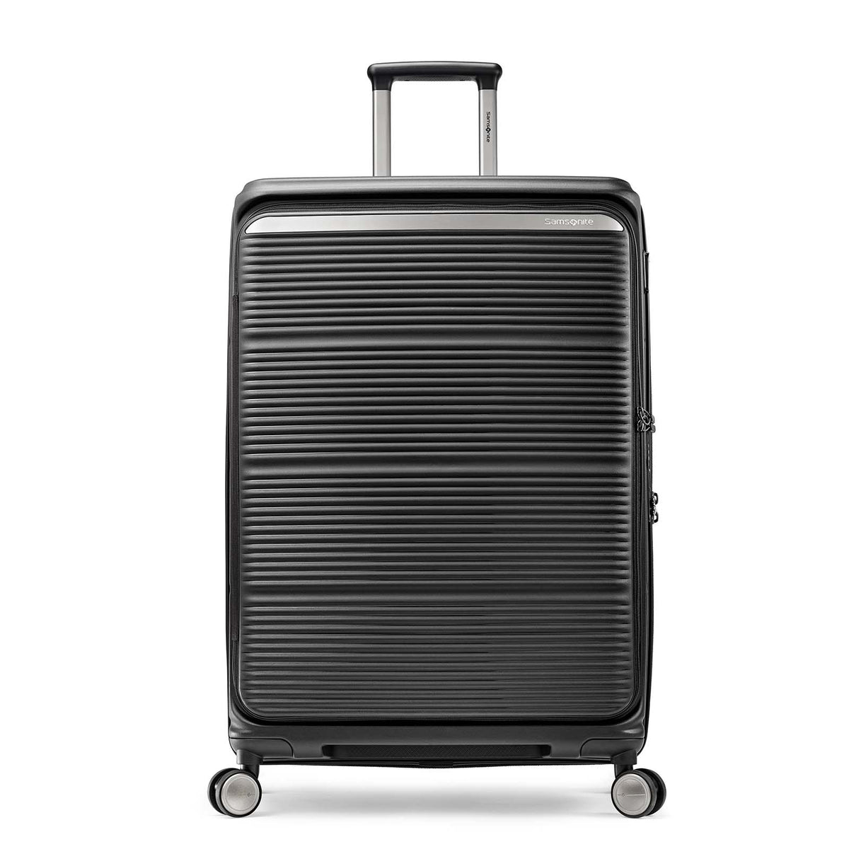 Samsonite-Paralux-75cm-Suitcase-Black-Front