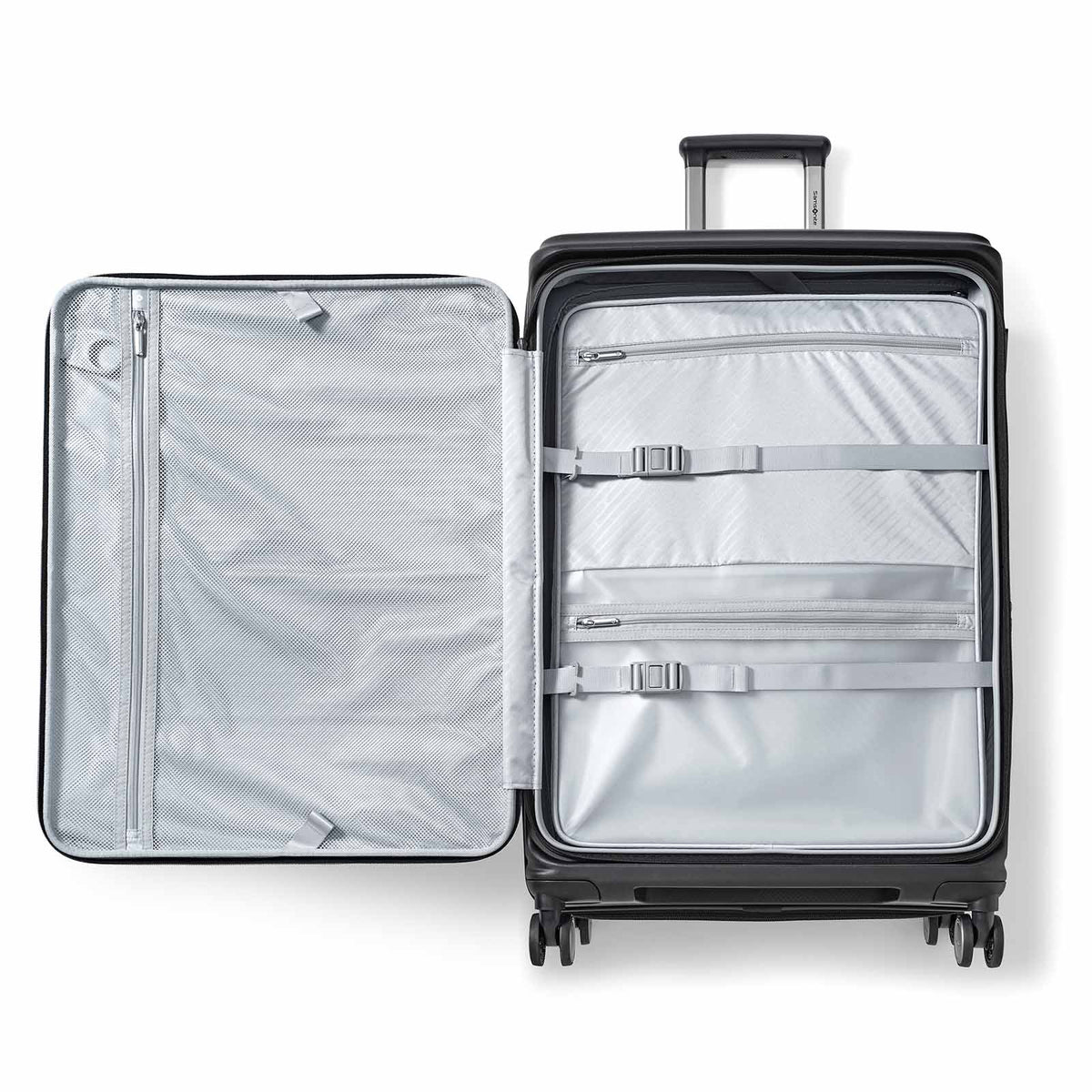 Samsonite-Paralux-75cm-Suitcase-Black-Open
