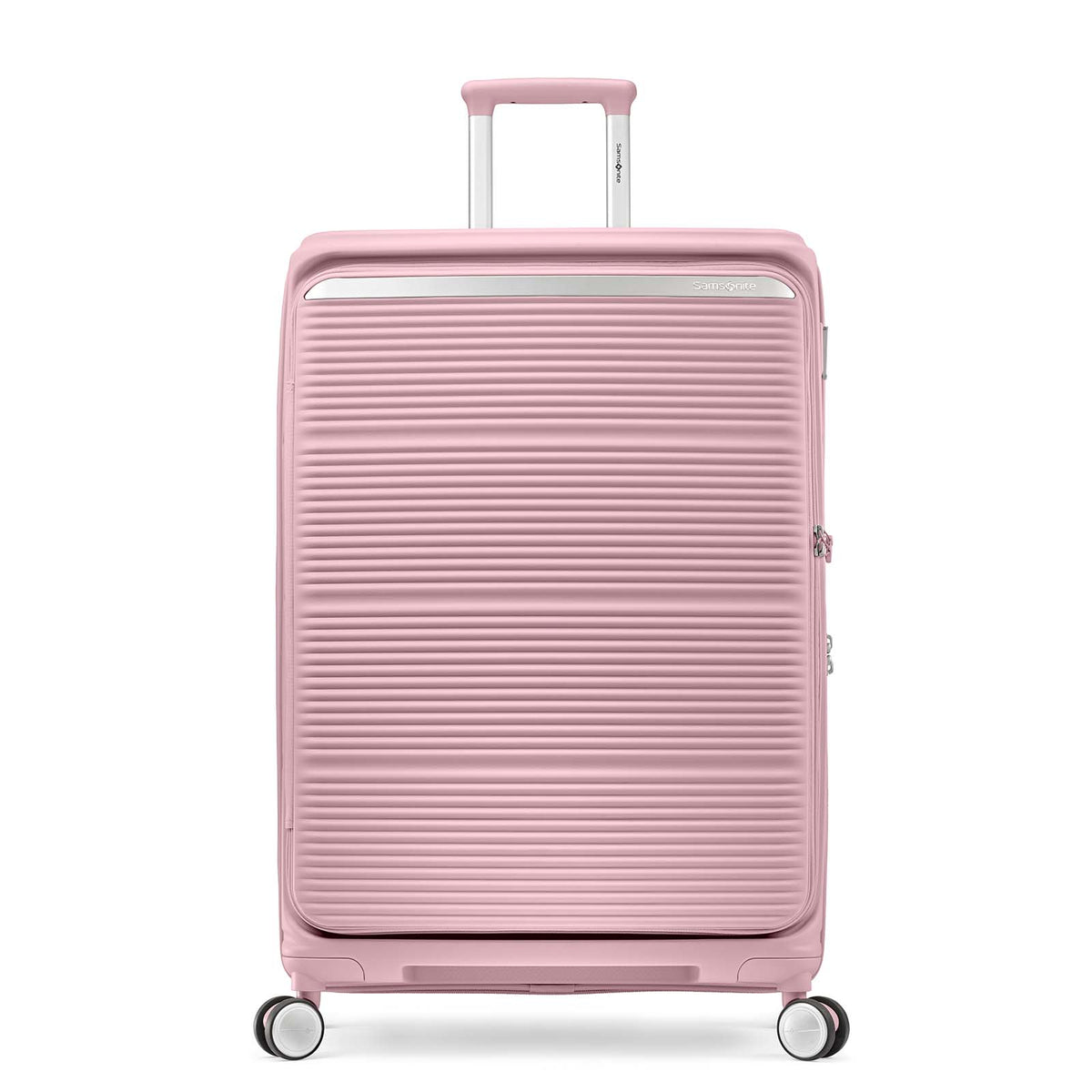 Samsonite-Paralux-75cm-Suitcase-Dusty-Pink-Front