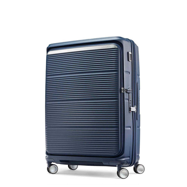 Samsonite-Paralux-75cm-Suitcase-Midnight-Navy-Angle