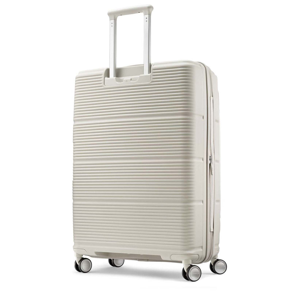 Samsonite-Paralux-75cm-Suitcase-Stone-Grey-Side