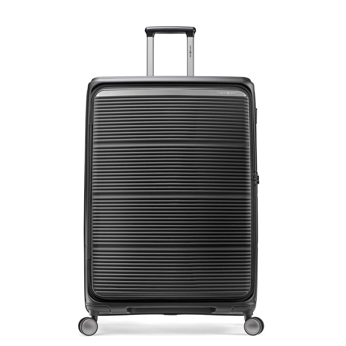 Samsonite-Paralux-81cm-Suitcase-Black-Front