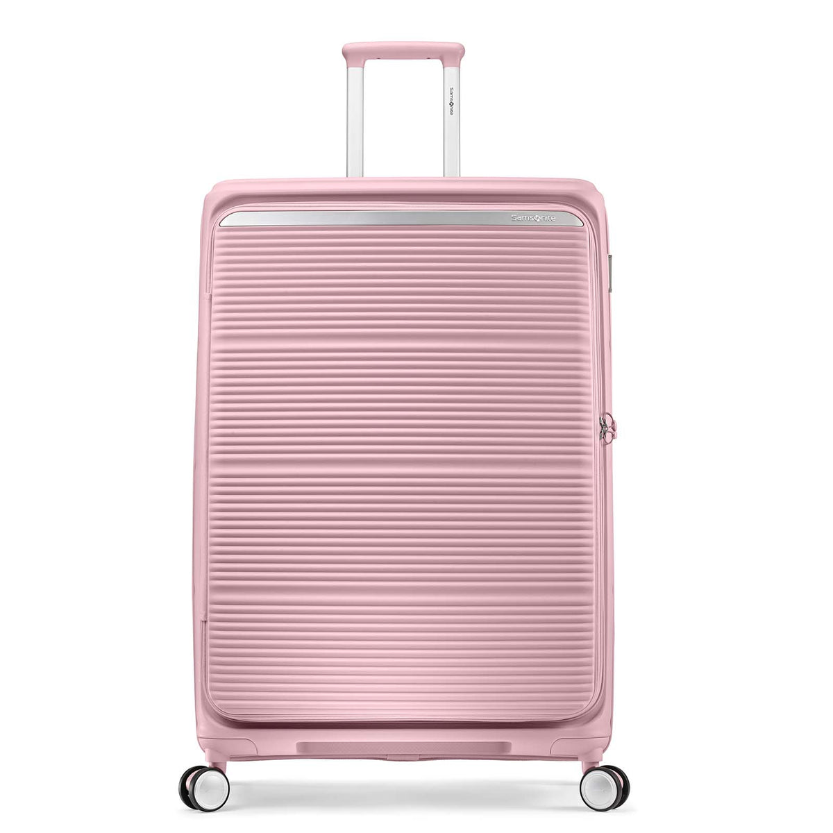 Samsonite-Paralux-81cm-Suitcase-Dusty-Pink-Front
