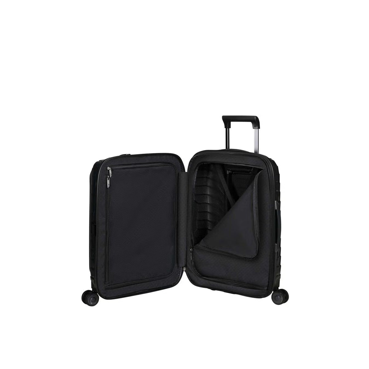 Samsonite-Proxis-55cm-EA-Suitcase-Black-Open