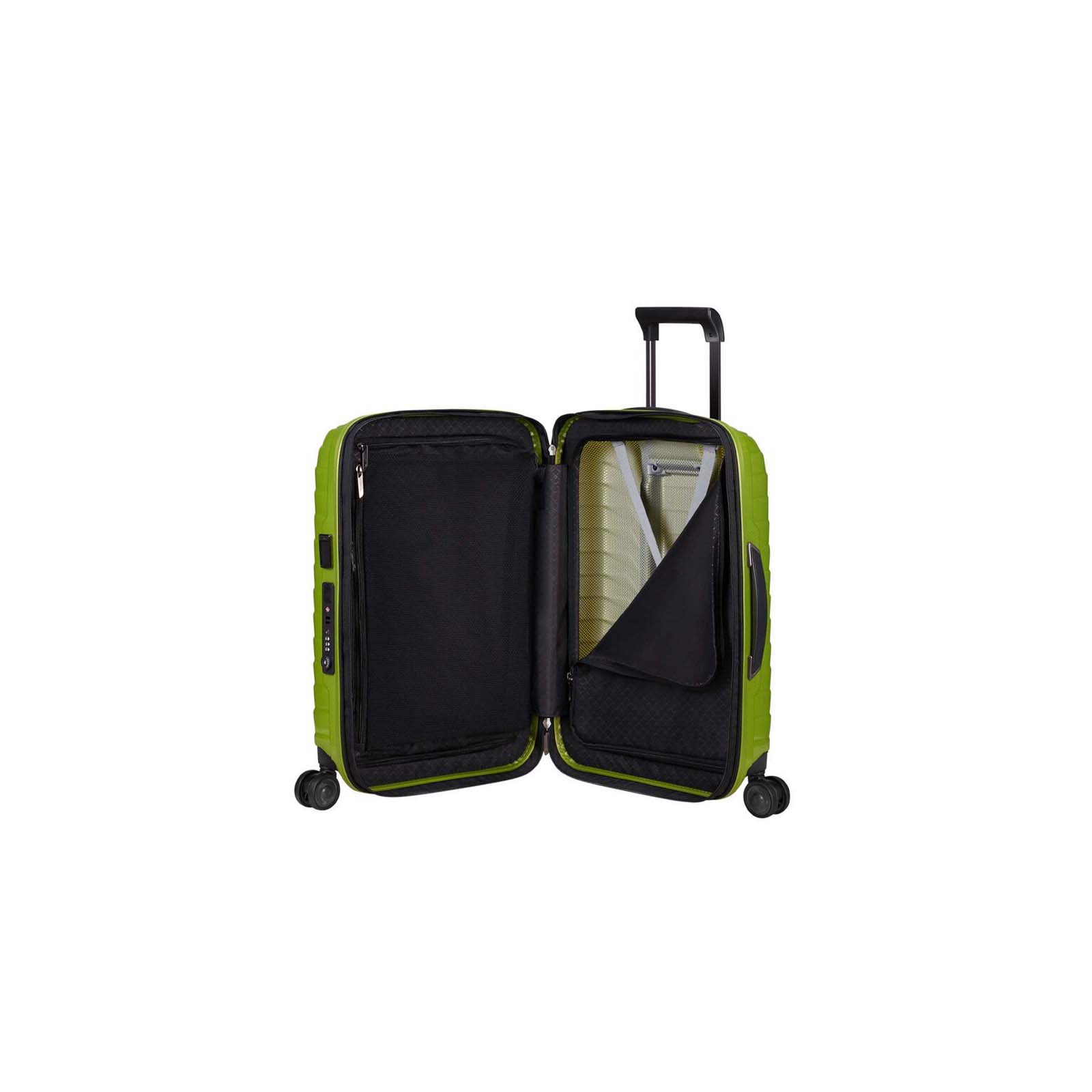 Samsonite-Proxis-55cm-Suitcase-Lime-Open