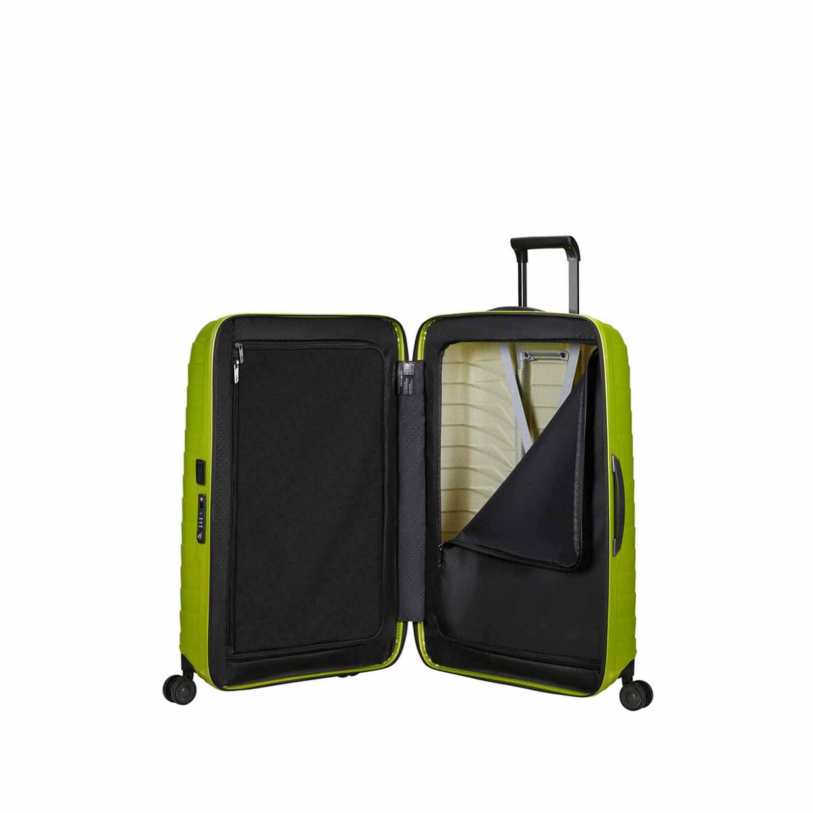 Samsonite-Proxis-75cm-Suitcase-Lime-Open