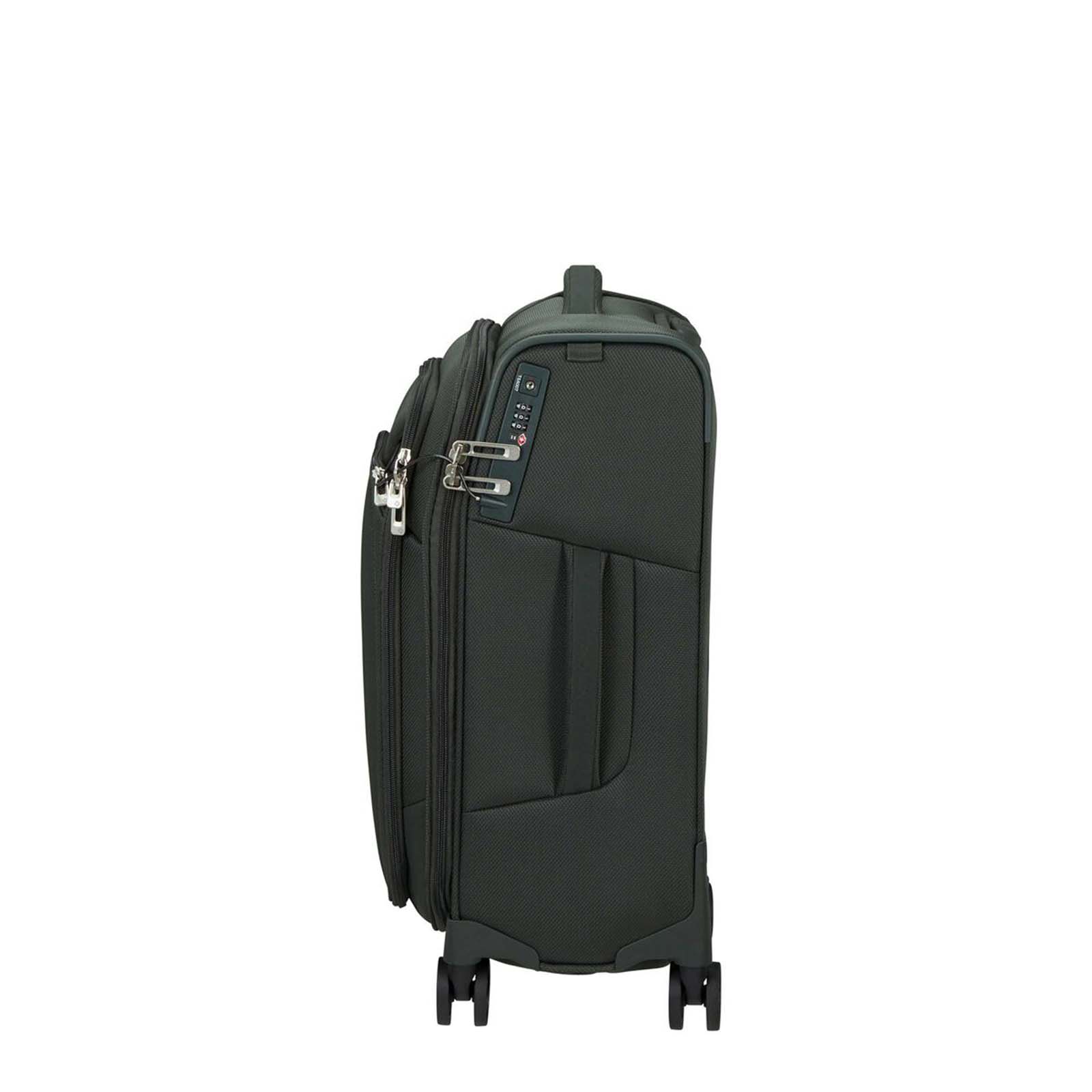 Samsonite-Respark-55cm-Carry-On-Suitcase-Forest-Green-Handle