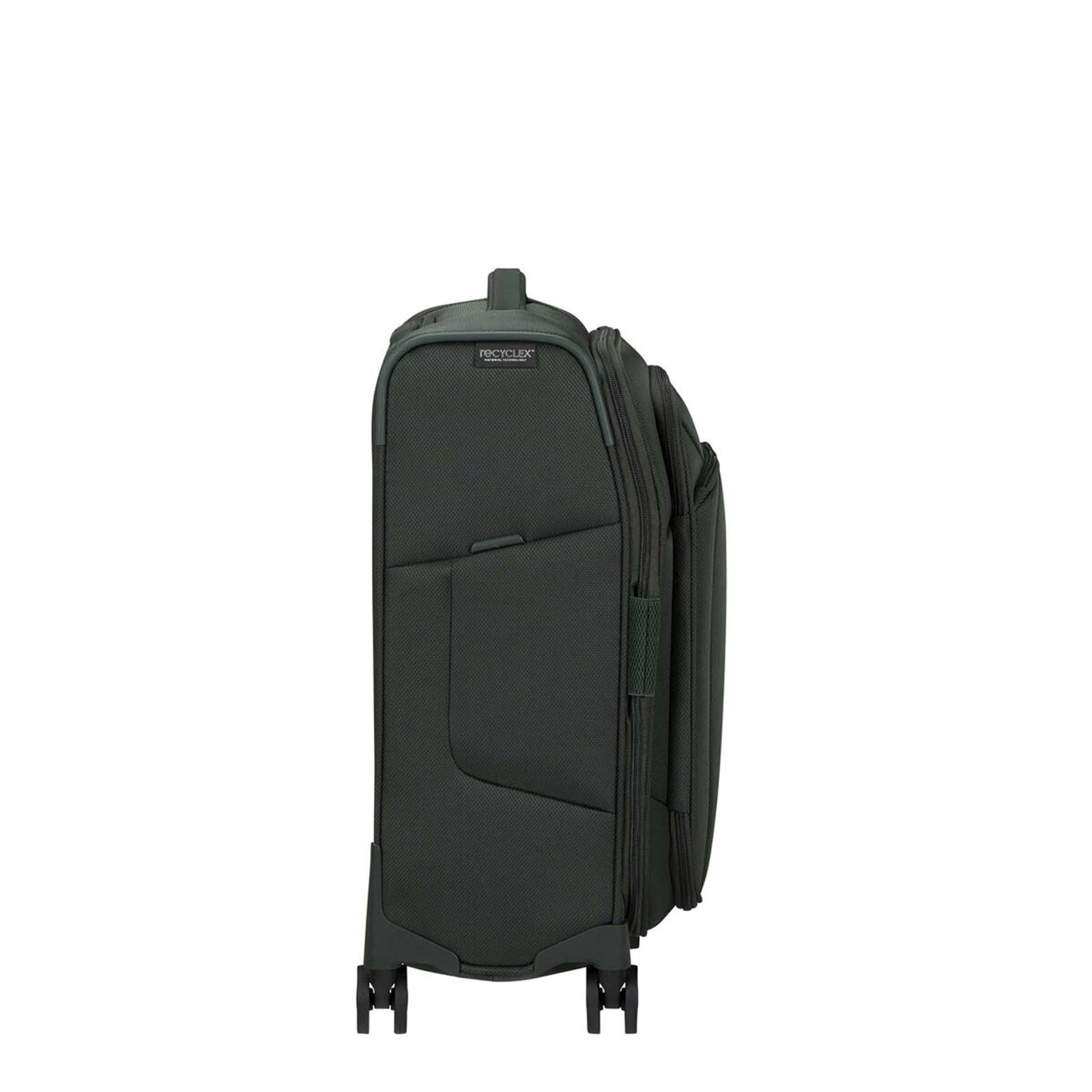 Samsonite-Respark-55cm-Carry-On-Suitcase-Forest-Green-Side