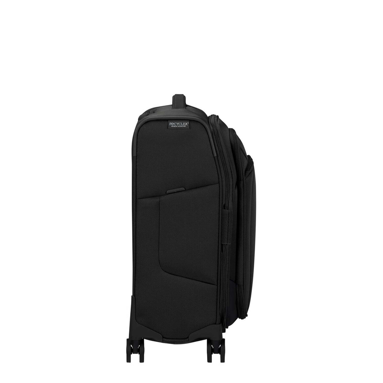 Samsonite-Respark-55cm-Carry-On-Suitcase-Ozone-Black-Side