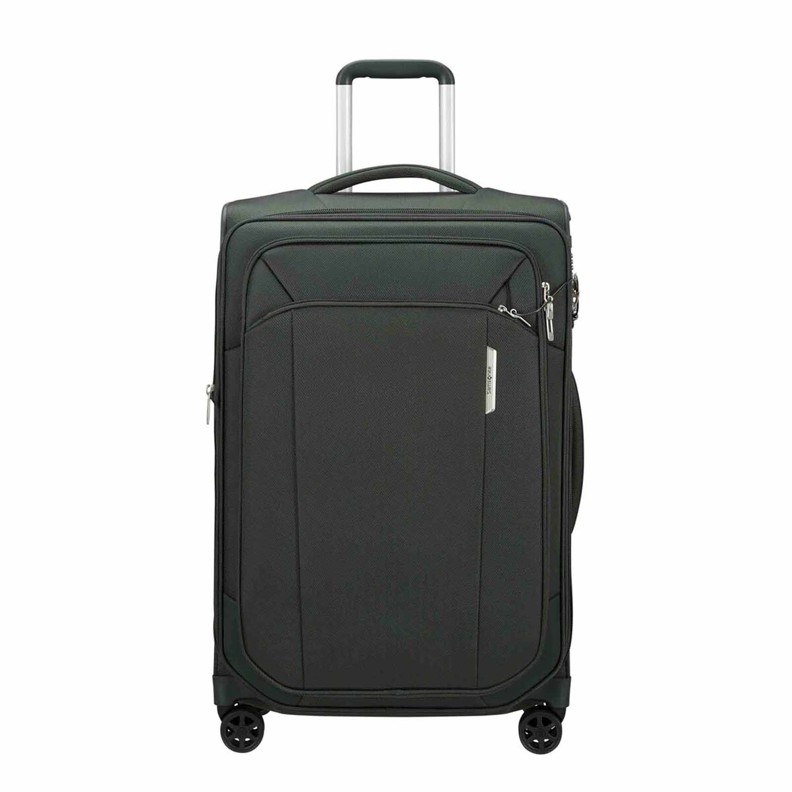 Samsonite-Respark-67cm-Suitcase-Forest-Green-Front