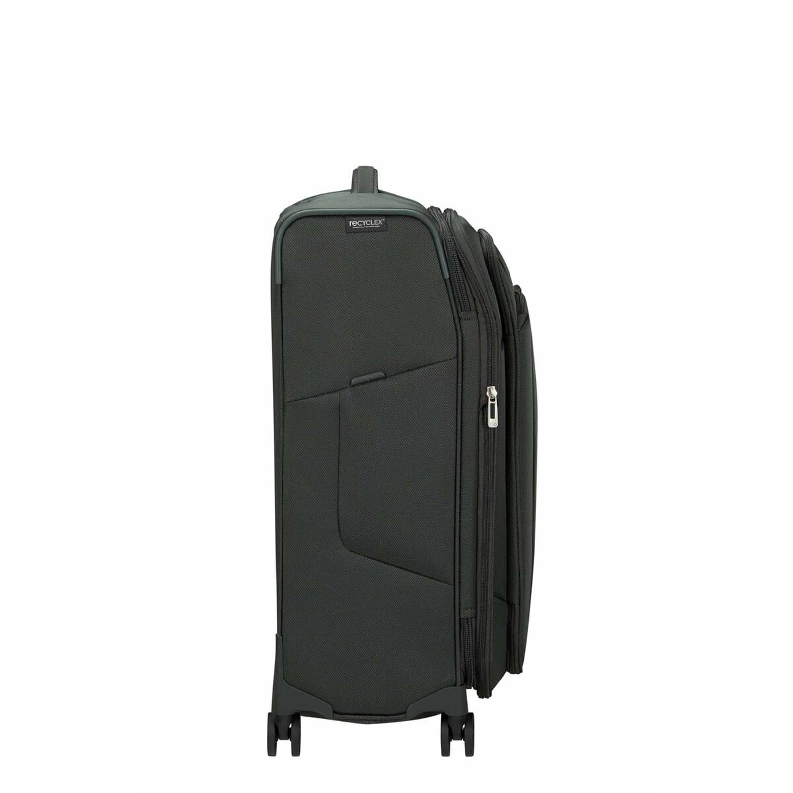 Samsonite-Respark-67cm-Suitcase-Forest-Green-Side