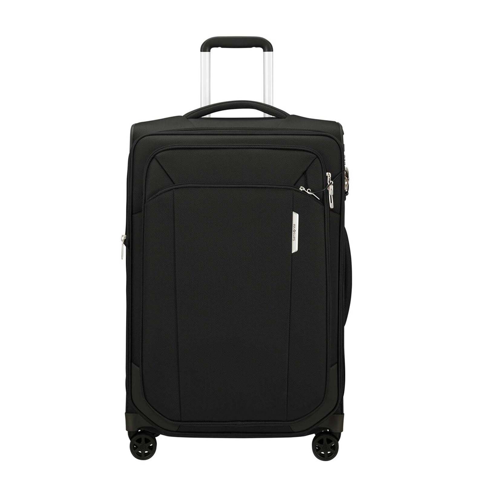 Samsonite-Respark-67cm-Suitcase-Ozone-Black-Front
