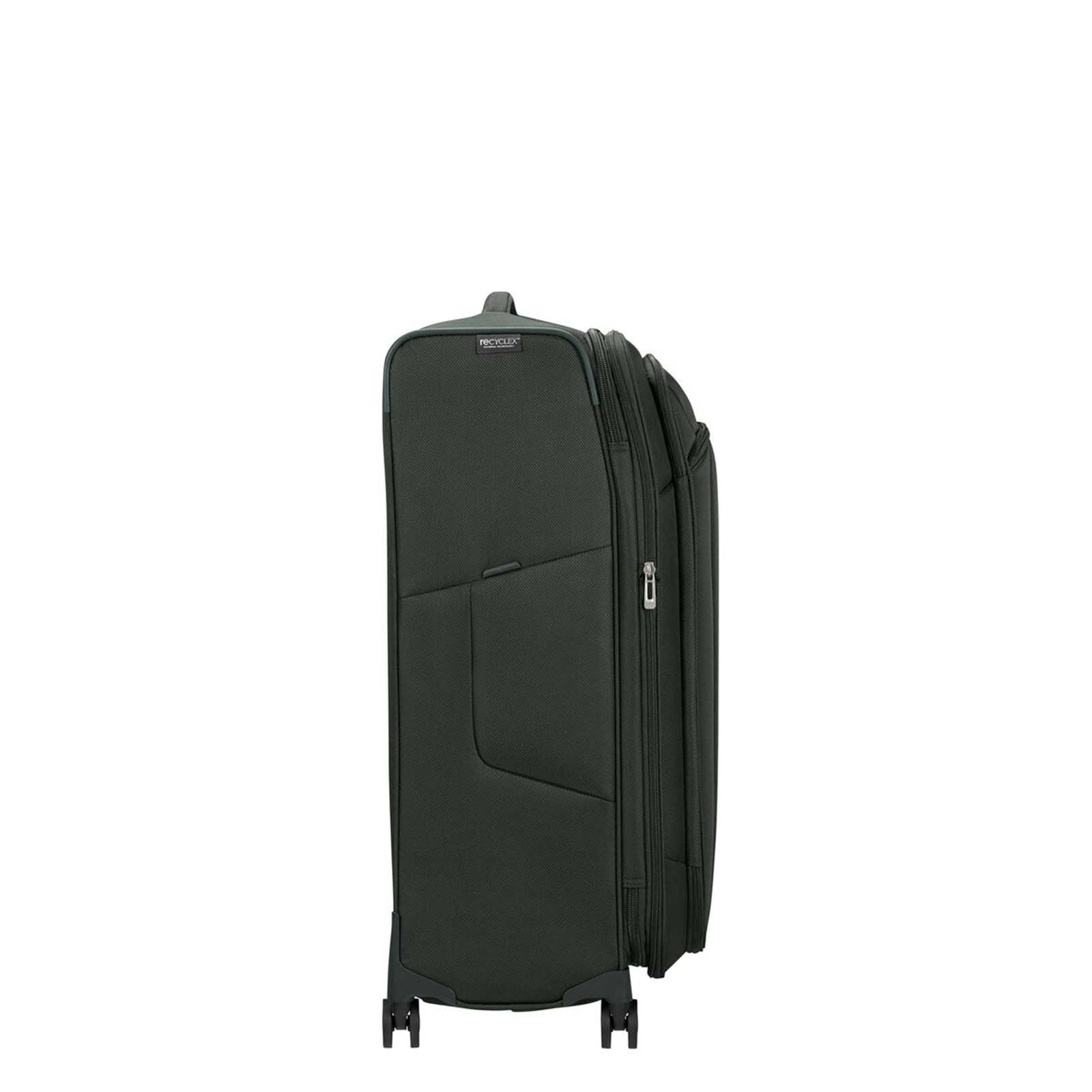 Samsonite-Respark-78cm-Suitcase-Forest-Green-Side