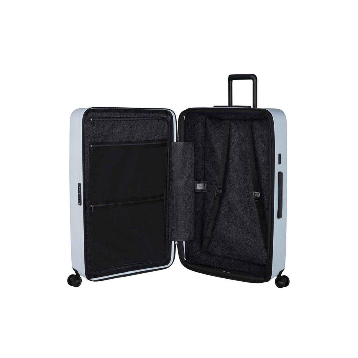 Samsonite-Restackd-81cm-Suitcase-Glacier-Open