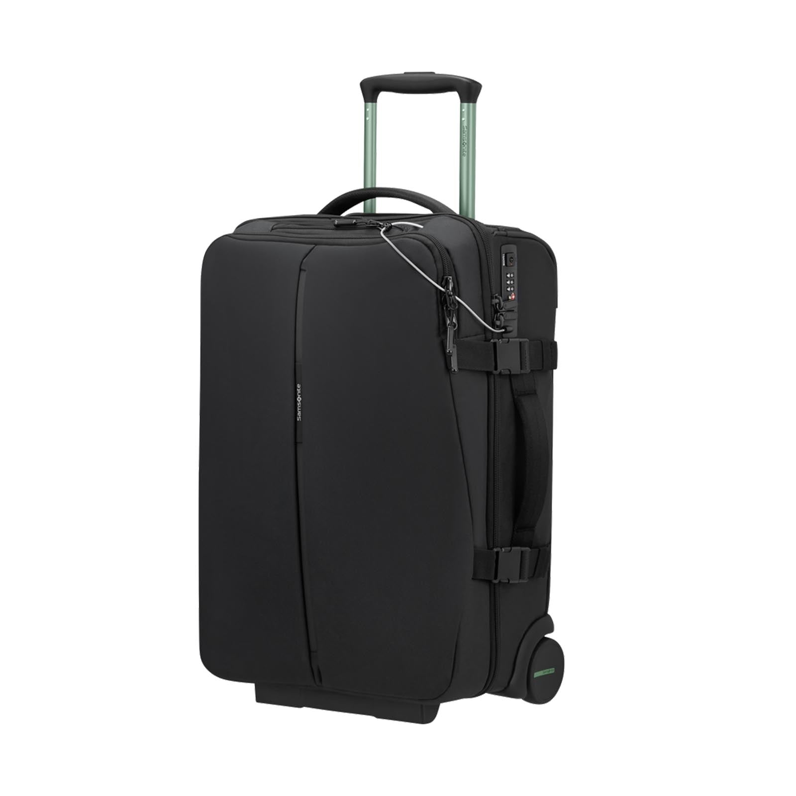 Samsonite-Securipak-2-55cm-Carry-On-Duffel-Black-Angle