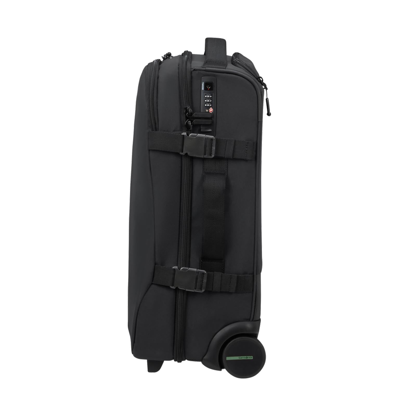 Samsonite-Securipak-2-55cm-Carry-On-Duffel-Black-LeftSide