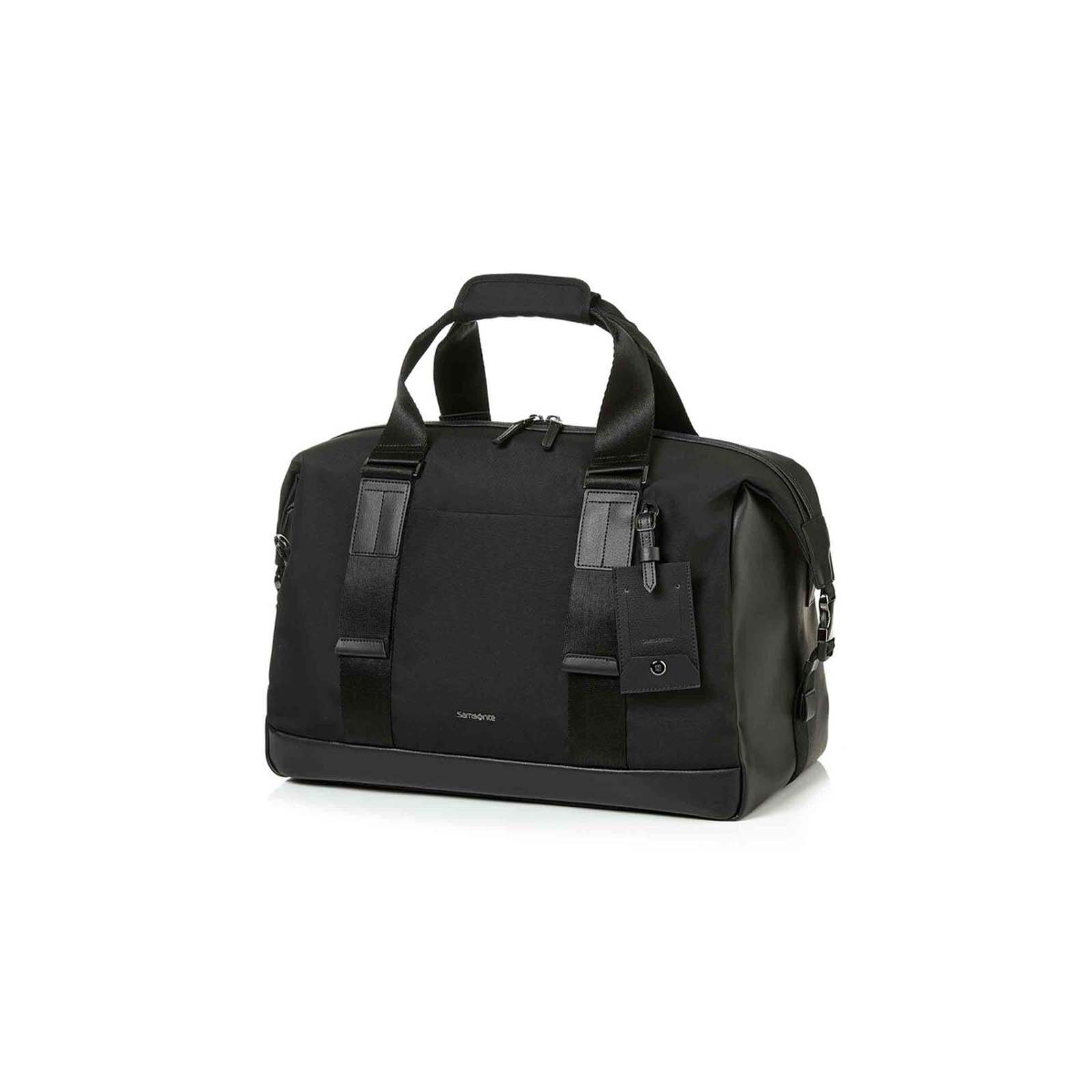 Samsonite-Wilgena-Boston-Bag-L-Black-Front-Angle