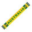Yellow scarf with 'Australia' text on a white background