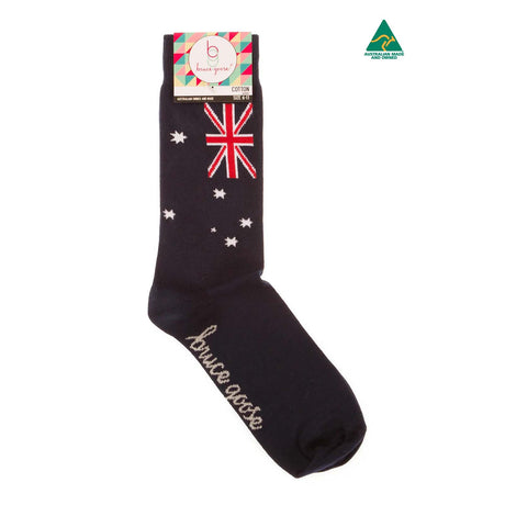 Socks-Australian-Flag-Navy-6-11-Single