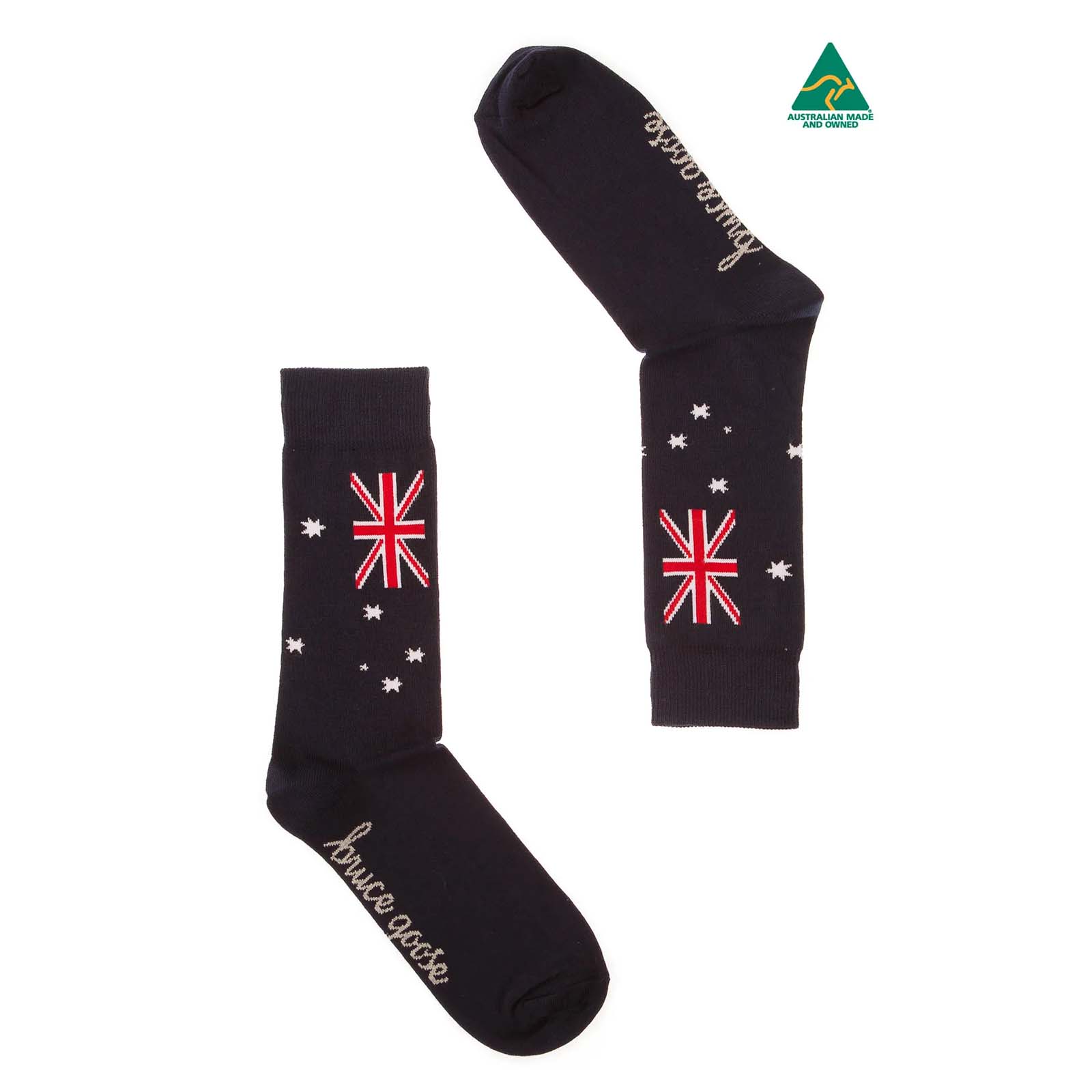 Socks-Australian-Flag-Navy-Pair