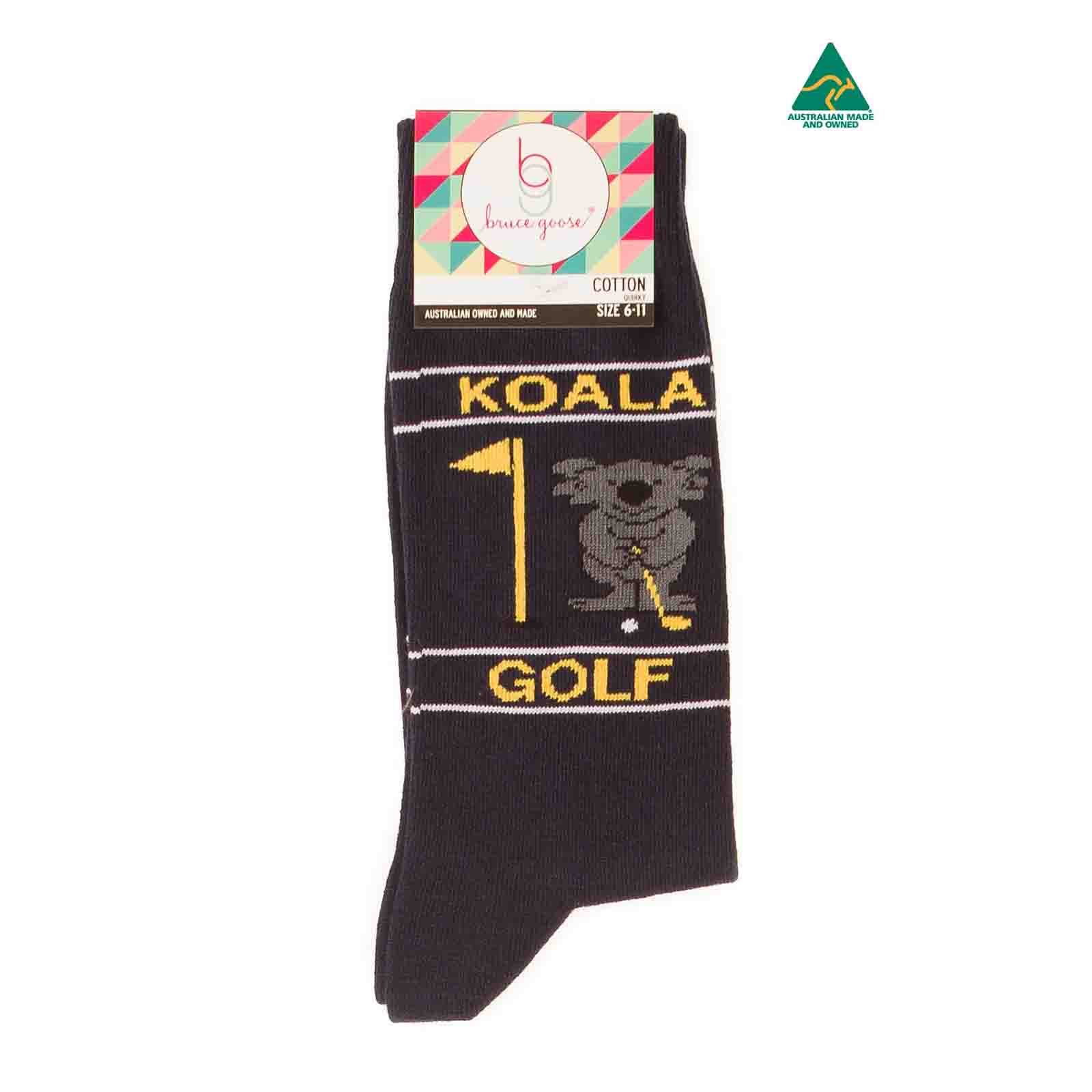Socks-Koala-Golf-Navy-6-11-Front
