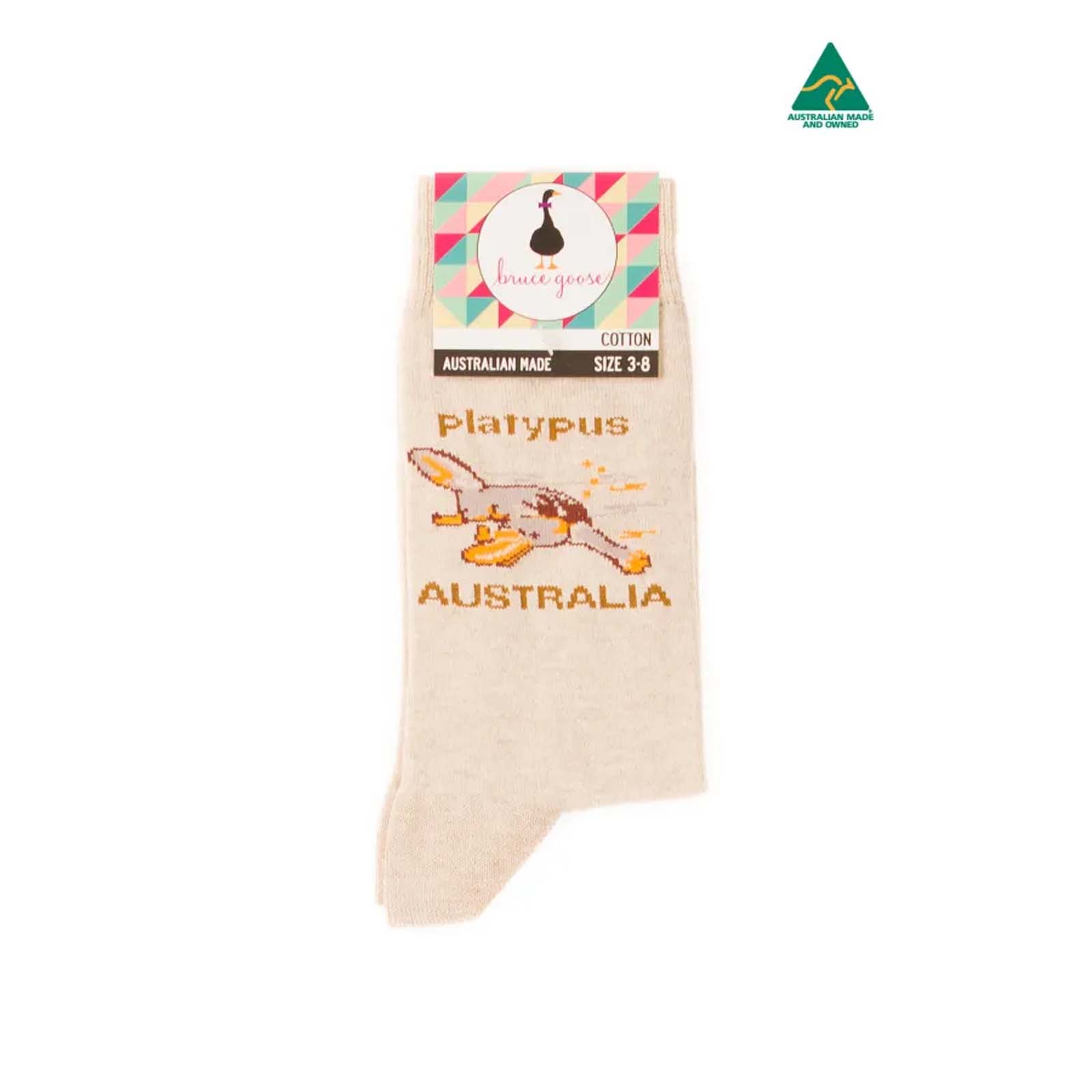 Socks-Platypus-Oat-3-8-Front