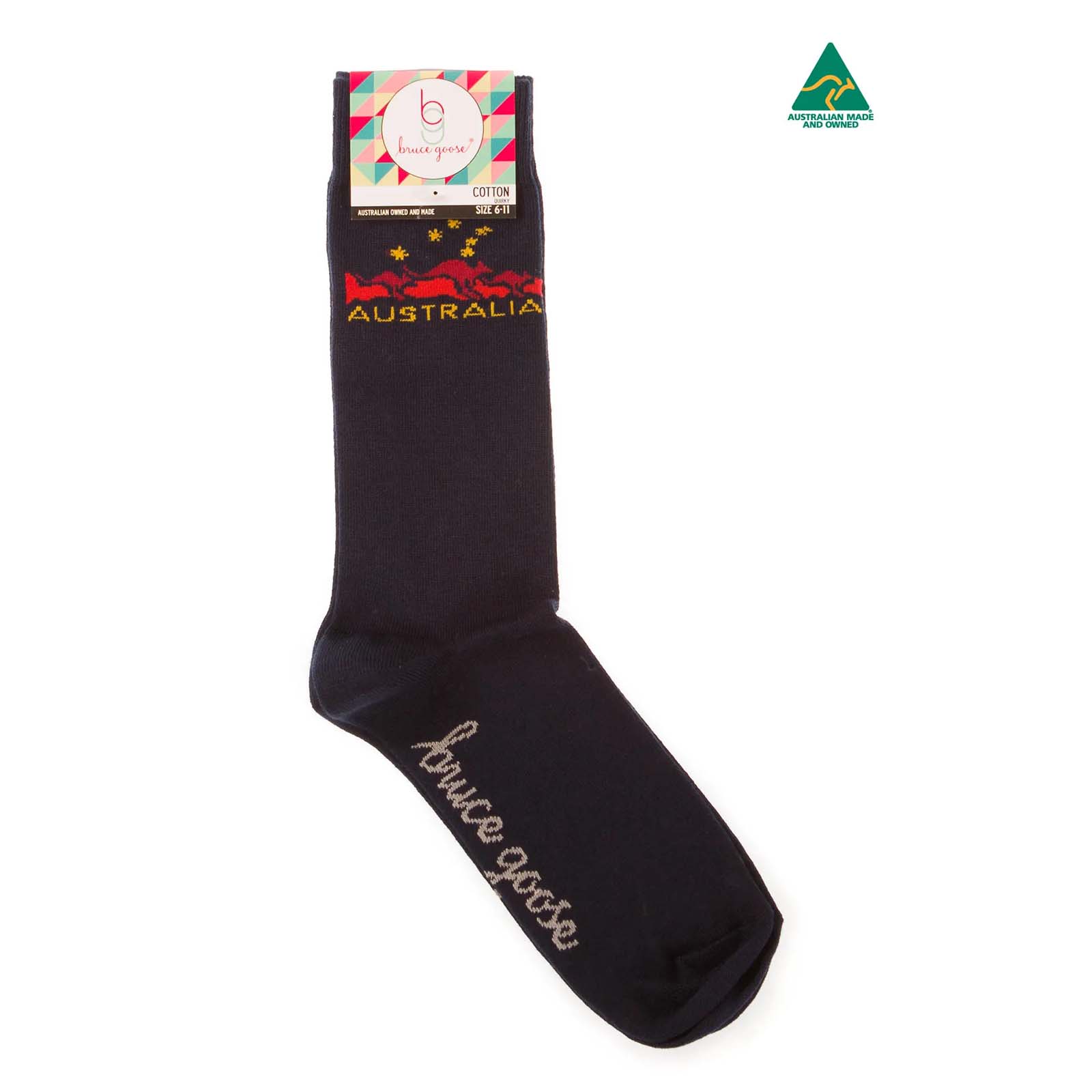 Socks-Southern-Cross-Navy-6-11-Single
