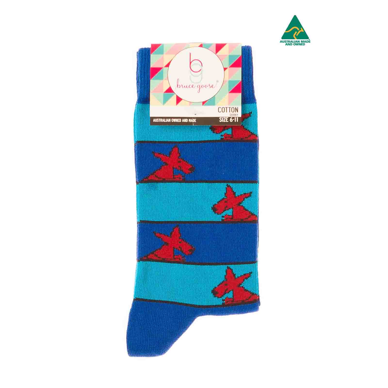 Socks-Stripey-Kangaroo-Blue-6-11-Front