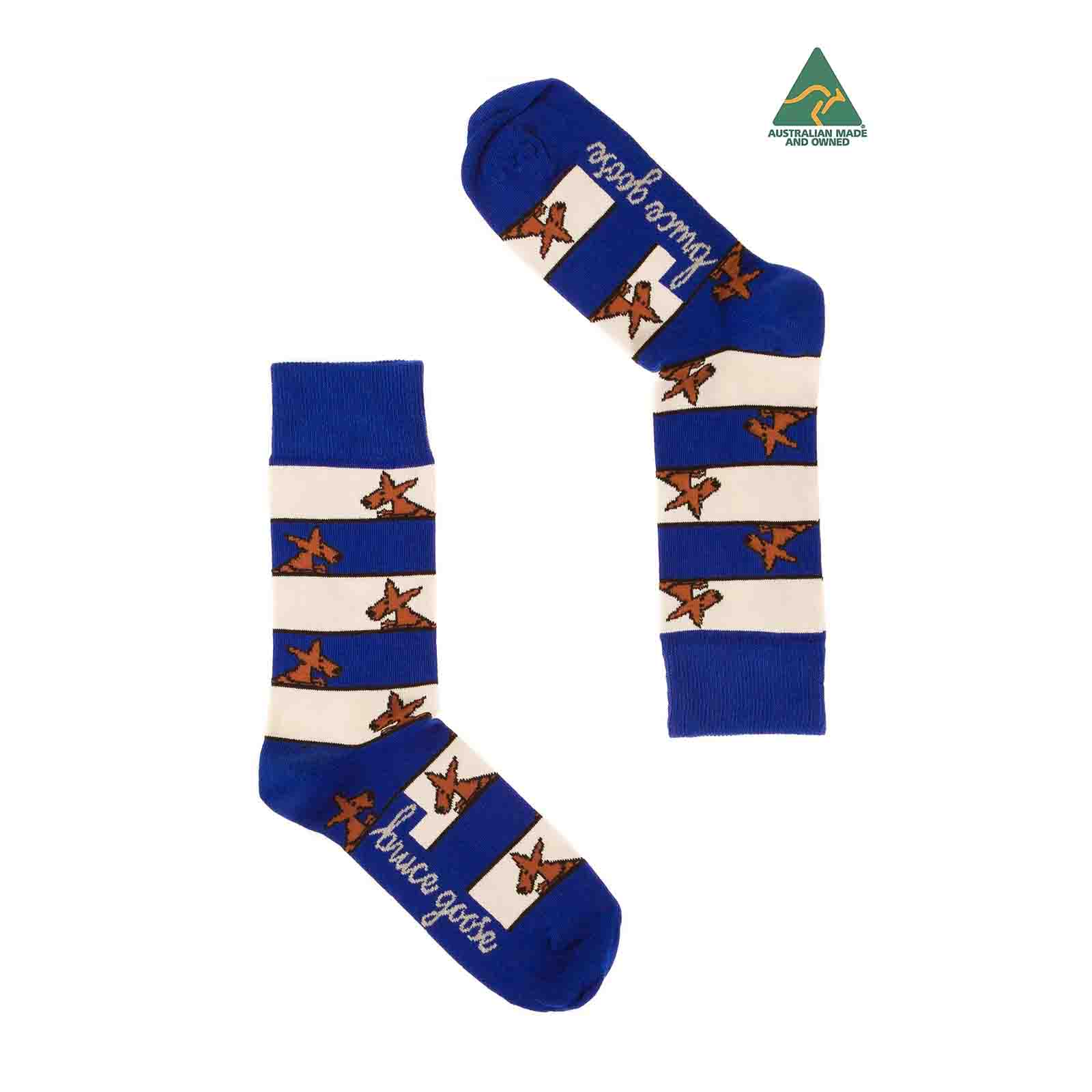 Socks-Stripey-Kangaroo-Royal-6-11-Pair