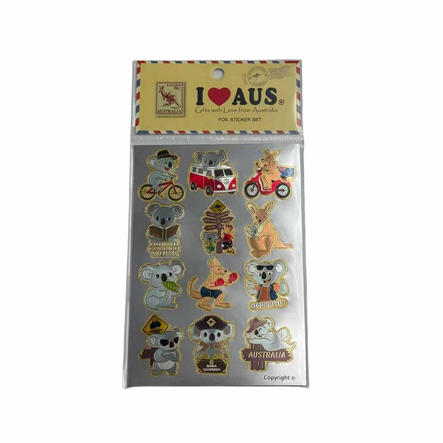 Sticker-Set-Foil-Pieces-Animals