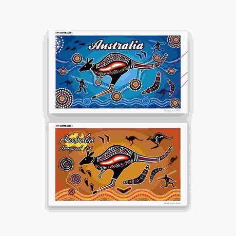 Tea-Towel-Aboriginal-Kangaroo
