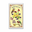 Tea-Towel-Aus-Map-Flora-Fauna