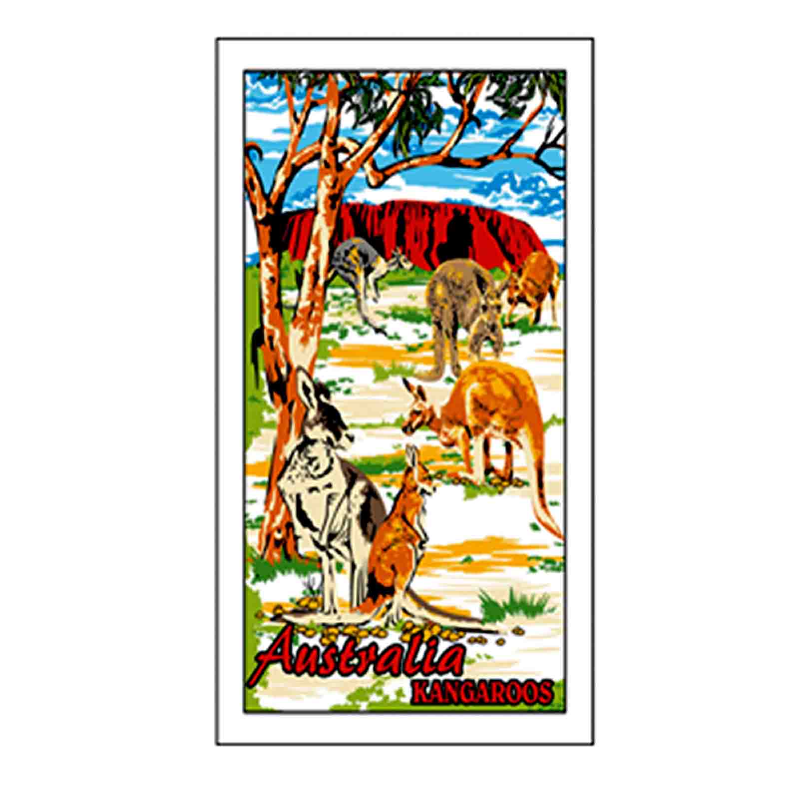 Tea-Towel-Australia-Kangaroo