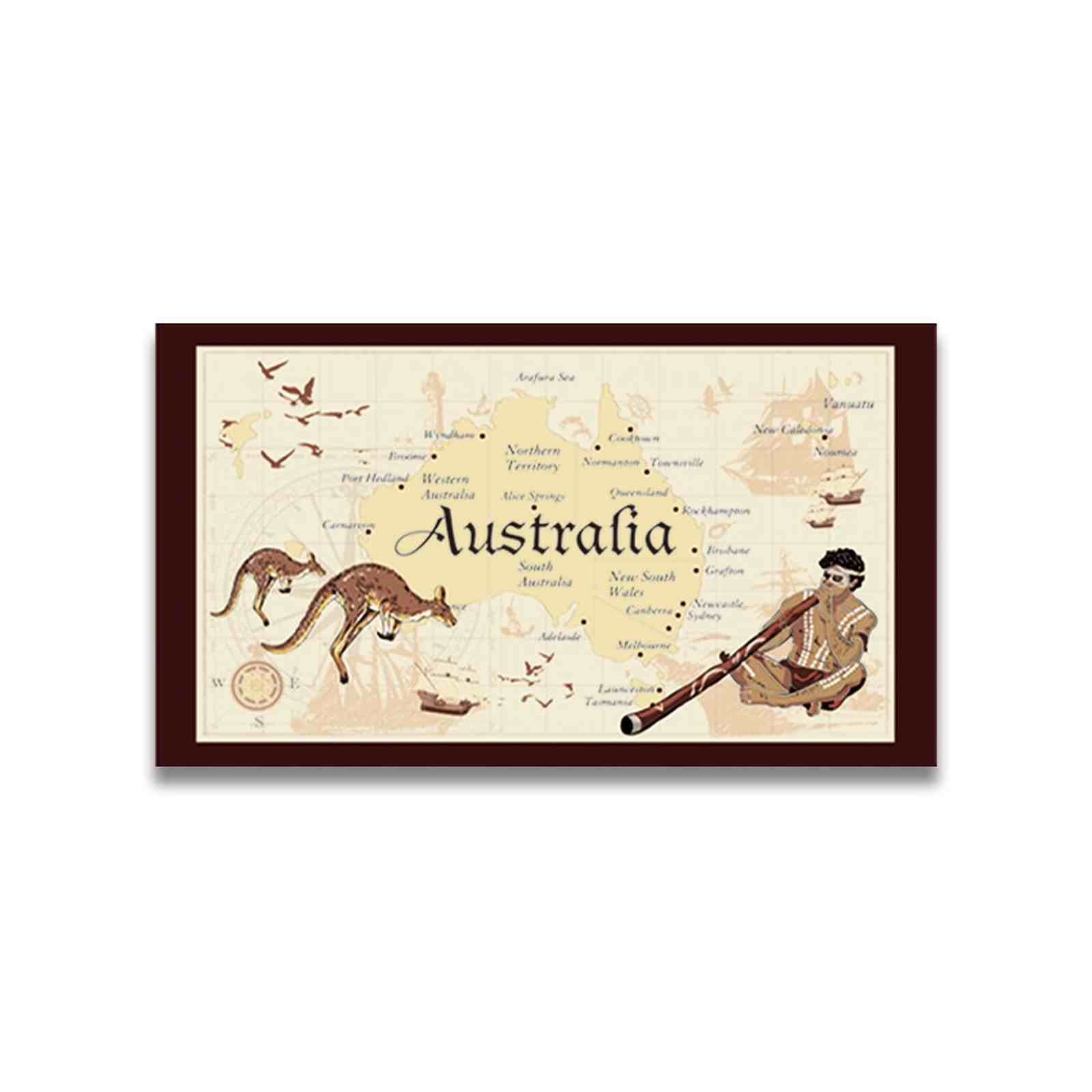 Tea-Towel-Beige-Aus-Map