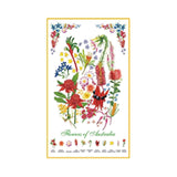  Analyzing image     Tea-Towel-Melbourne-Flowers-Of-Australia