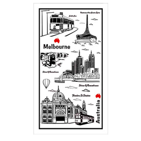 Tea-Towel-Melbourne-Outlines