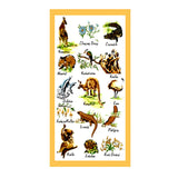 Tea-Towel-White-Animals