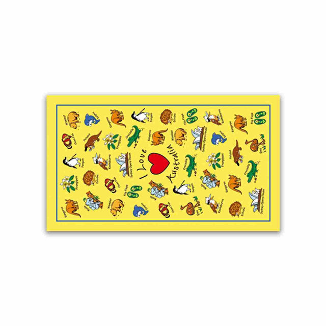 Tea-Towel-Yellow-I-Love-Aus