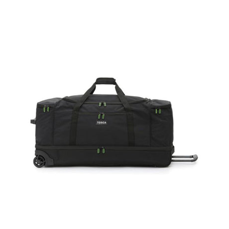 Tosca-70cm-Split-Duffel-Wheel-Bag-Black-Front