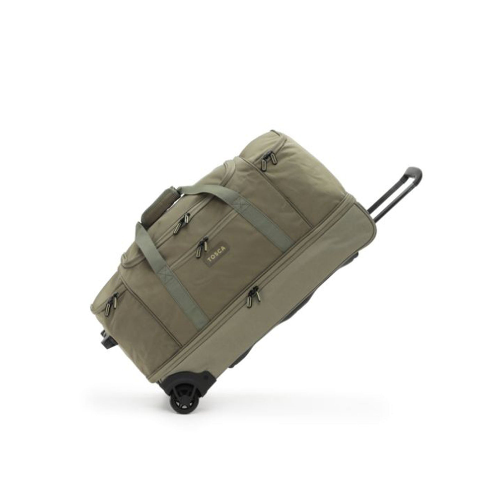 Tosca-70cm-Split-Duffel-Wheel-Bag-Khaki-Wheeled