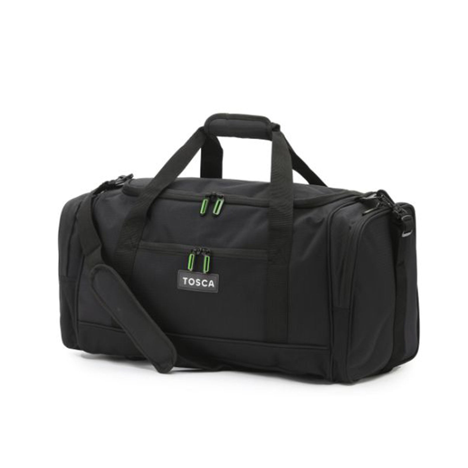Tosca-70cm-Sports-Duffel-Bag-Black-Angle