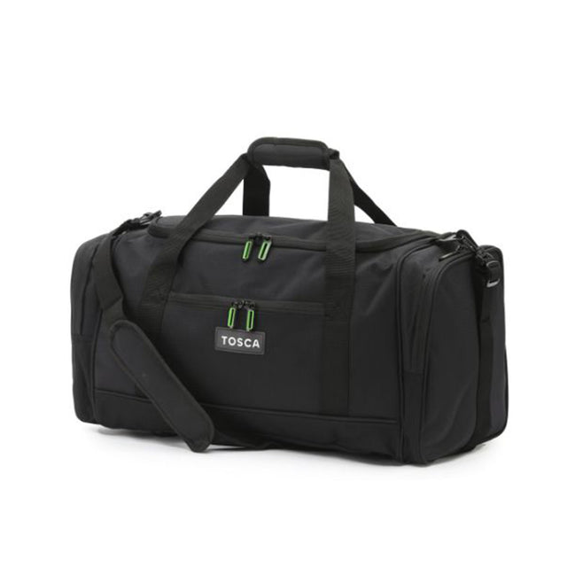 Tosca-70cm-Sports-Duffel-Bag-Black-Angle