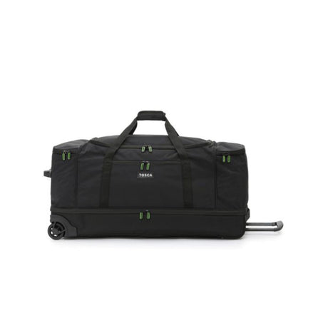 Tosca-85cm-Split-Duffel-Wheel-Bag-Black-Front